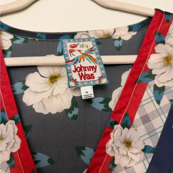 Beautiful Johnny Was silk like maxi - Picture 2 of 3